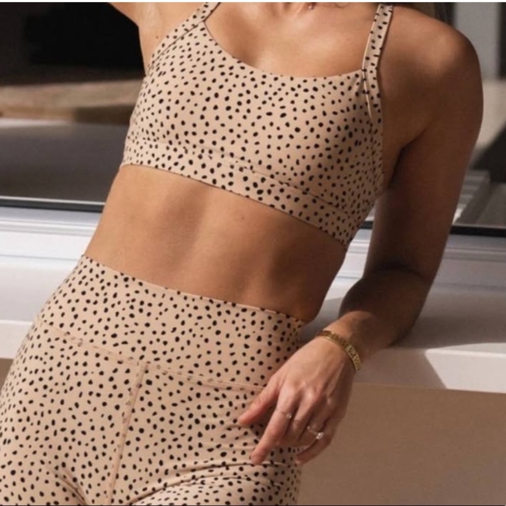 White fox boutique x Sarah’s day speckle sports bra